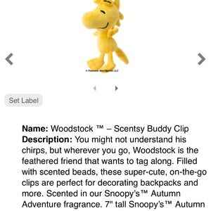 Scentsy Woodstock Yellow Buddy Clip